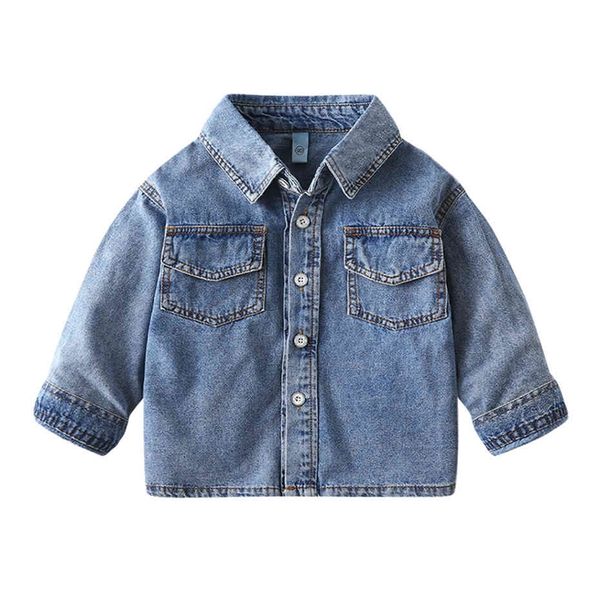 coat for girl solid color denim jacket for girls spring autumn children's coat outerwear casual style kids clothes girl 210412, Blue;gray
coat for girl solid color denim jacket for girls spring autumn children's coat outerwear casual style kids clothes girl 210412, Blue;gray