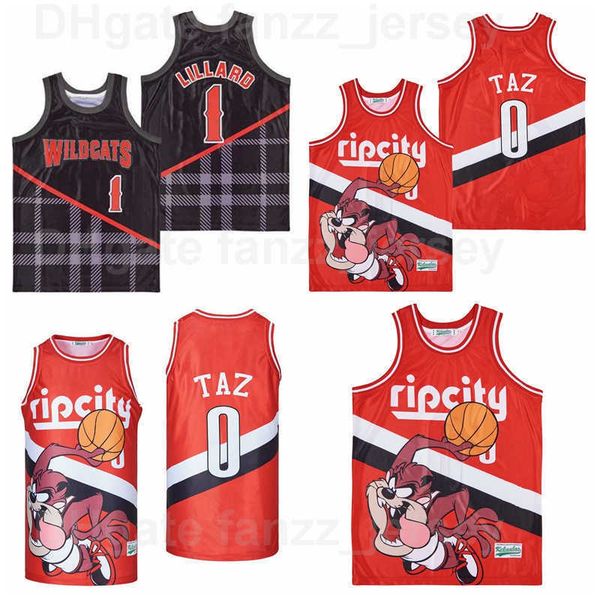 man moive wildcats high school 0 ripcity taz jerseys 1 damian lillard basketball hiphop breathable red black team color hip hop pure cotton
man moive wildcats high school 0 ripcity taz jerseys 1 damian lillard basketball hiphop breathable red black team color hip hop pure cotton