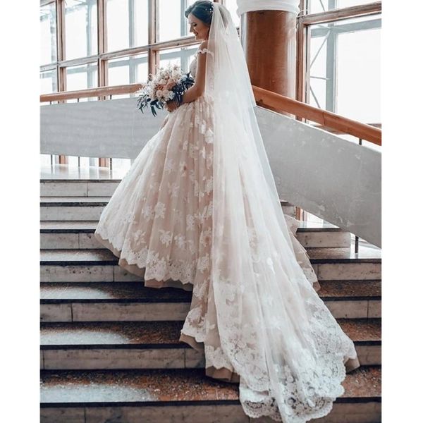 bohemian blush pink plus size a line wedding dresses cap sleeve lace appliqued dress bridal gowns vestidos de novia, White
bohemian blush pink plus size a line wedding dresses cap sleeve lace appliqued dress bridal gowns vestidos de novia, White