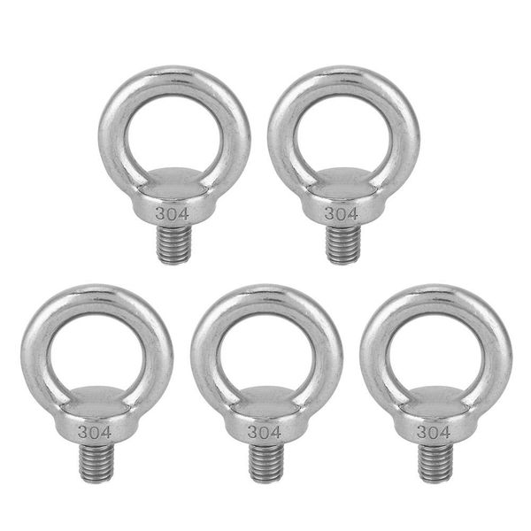 5pcs stainless steel ss304 lifting eye bolts lifting screw fastener for cable rope m12
5pcs stainless steel ss304 lifting eye bolts lifting screw fastener for cable rope m12