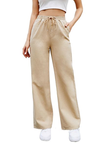 drawstring waist washed jeans h5oy#, Blue
drawstring waist washed jeans h5oy#, Blue