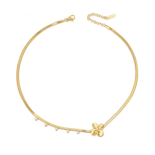 18k gold plated flower chian choker necklace designer women clavicle chain elegant charm wedding pendant jewelry gifts, Silver
18k gold plated flower chian choker necklace designer women clavicle chain elegant charm wedding pendant jewelry gifts, Silver