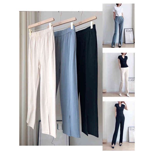 women's shorts p135150 modal 52 drop feeling split elastic loose straight pants casual women's spring and summer, White;black
women's shorts p135150 modal 52 drop feeling split elastic loose straight pants casual women's spring and summer, White;black