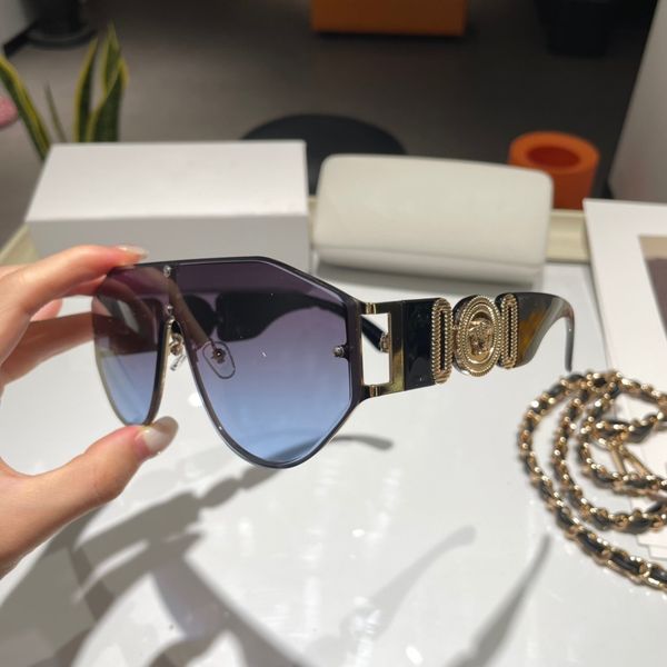 latest fashion men sunglasses sunshade glasses leopard head composite metal rimless optical frame classic rectangle square gold luxury sungl, White;black
latest fashion men sunglasses sunshade glasses leopard head composite metal rimless optical frame classic rectangle square gold luxury sungl, White;black