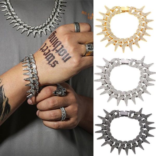link chain style fashion bracelet luxury shiny diamond inlaid rhinestone full crystal hip hoplink, Black
link chain style fashion bracelet luxury shiny diamond inlaid rhinestone full crystal hip hoplink, Black