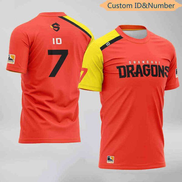 owl e-sports player jersey uniform team dragons jersey customized name fans game t shirt men women custom id tees shirt collar, White;black
owl e-sports player jersey uniform team dragons jersey customized name fans game t shirt men women custom id tees shirt collar, White;black