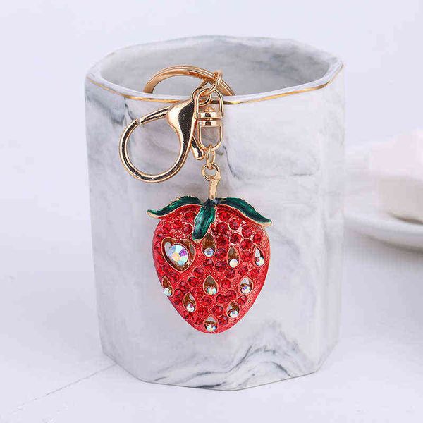 lovely key chain strawberry shape diamond inlaid pendant bag ring accories, Slivery;golden
lovely key chain strawberry shape diamond inlaid pendant bag ring accories, Slivery;golden