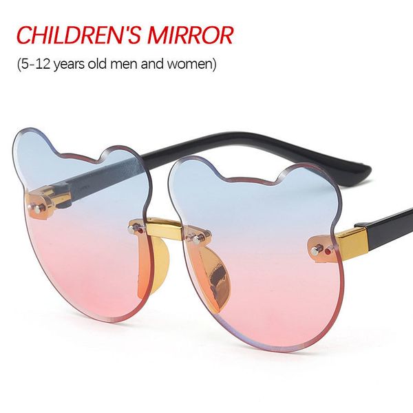 kids cute cartoon bear shape flower round sunglasses boy girls children vintage uv400 colors rimless polarized sun glasses 220705, Blue
kids cute cartoon bear shape flower round sunglasses boy girls children vintage uv400 colors rimless polarized sun glasses 220705, Blue