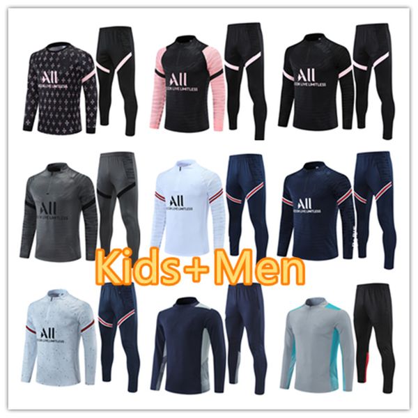 2021 2022 men's football tracksuit football jacket camisas de futebol long zip training wear tracksuit, Black
2021 2022 men's football tracksuit football jacket camisas de futebol long zip training wear tracksuit, Black