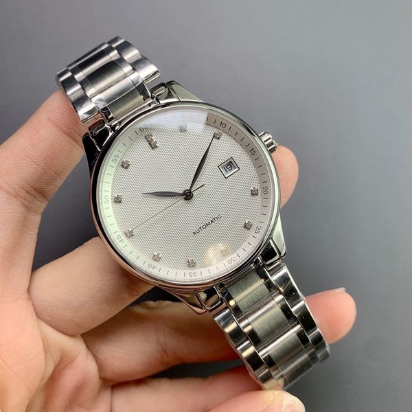2022 new ladys's wristwatch stainless steel watchband white face automatic mechanical business for women gift wristwatch, Slivery;brown
2022 new ladys's wristwatch stainless steel watchband white face automatic mechanical business for women gift wristwatch, Slivery;brown