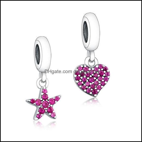 sier loose beads jewelry fit original pandora charm bracelet 925 sterling red zirconia heart and starfish bead for making wom dhh1y, Black
sier loose beads jewelry fit original pandora charm bracelet 925 sterling red zirconia heart and starfish bead for making wom dhh1y, Black