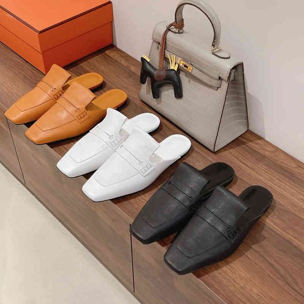 dress shoes woman shoes size35-41 genuine leather mules sewing slippers leisure flat designer square toe summer, Black
dress shoes woman shoes size35-41 genuine leather mules sewing slippers leisure flat designer square toe summer, Black