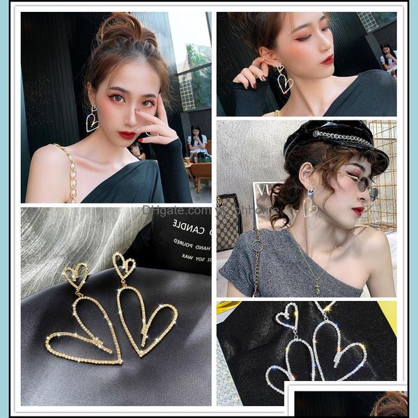 dangle chandelier earrings jewelry fashion heart for women 2021 statement exaggerated crystal love earring w dh9ym, Silver
dangle chandelier earrings jewelry fashion heart for women 2021 statement exaggerated crystal love earring w dh9ym, Silver