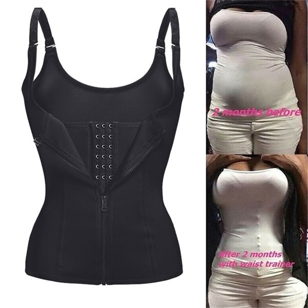 waist trainer zip women body shaper corset workout trimmer sauna sweat vest modeling shapewear adjustable strap compression belt 220811
waist trainer zip women body shaper corset workout trimmer sauna sweat vest modeling shapewear adjustable strap compression belt 220811