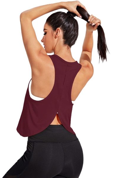 tulip back solid sports tee u46d#, Gray
tulip back solid sports tee u46d#, Gray