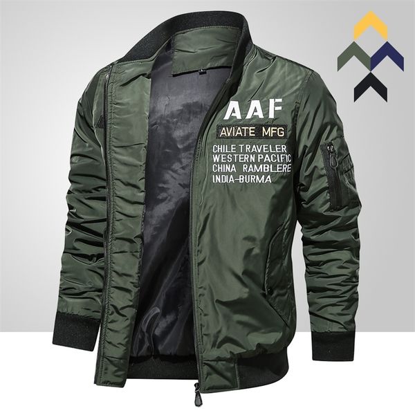 men embroidery bomber jacket outdoor casual coat 2020 new stand collar fashion men's baseball outerwear military tactical jacket lj2010, Black;brown
men embroidery bomber jacket outdoor casual coat 2020 new stand collar fashion men's baseball outerwear military tactical jacket lj2010, Black;brown