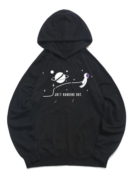 men cartoon & letter graphic drawstring kangaroo pocket hoodie l3cw#, Black
men cartoon & letter graphic drawstring kangaroo pocket hoodie l3cw#, Black