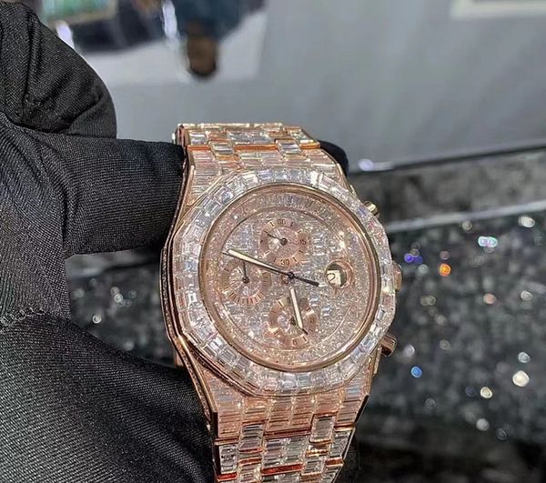 luxury mens watches 4130 movement watches for men 3255 montre de luxe watch mosang stone moissanite diamond watchs wristwatch mechanical aut, Slivery;brown
luxury mens watches 4130 movement watches for men 3255 montre de luxe watch mosang stone moissanite diamond watchs wristwatch mechanical aut, Slivery;brown