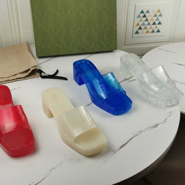 lady designers sandals transparent rubber heels fruit color platform slippers rubber sole heel height 60mm outdoor beach womens slides size, Black
lady designers sandals transparent rubber heels fruit color platform slippers rubber sole heel height 60mm outdoor beach womens slides size, Black