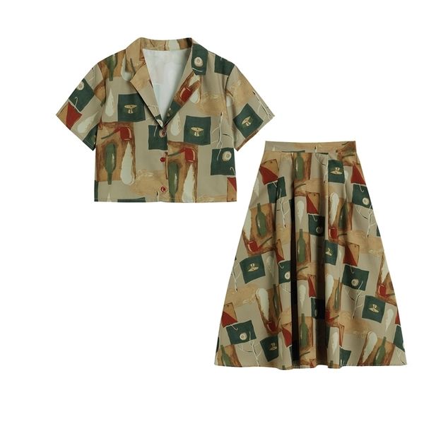 two piece dress sets women summer short sleeve suit collar blouse high waist aline skirt vintage thin printing suits outfits 220705, White
two piece dress sets women summer short sleeve suit collar blouse high waist aline skirt vintage thin printing suits outfits 220705, White