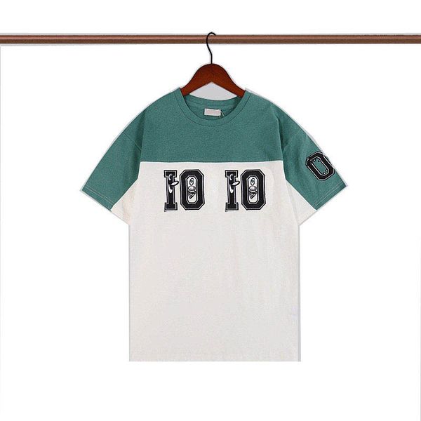 2022 designer tide t shirts chest letter laminated print short sleeve high street loose oversize casual t-shirt 100% pure cotton for men an, White;black
2022 designer tide t shirts chest letter laminated print short sleeve high street loose oversize casual t-shirt 100% pure cotton for men an, White;black
