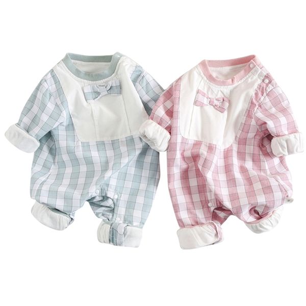 born baby clothes infant spring jacket for girls jumpsuit for boys soft plaid romper baby clothes 0-18 month 210412, Blue
born baby clothes infant spring jacket for girls jumpsuit for boys soft plaid romper baby clothes 0-18 month 210412, Blue