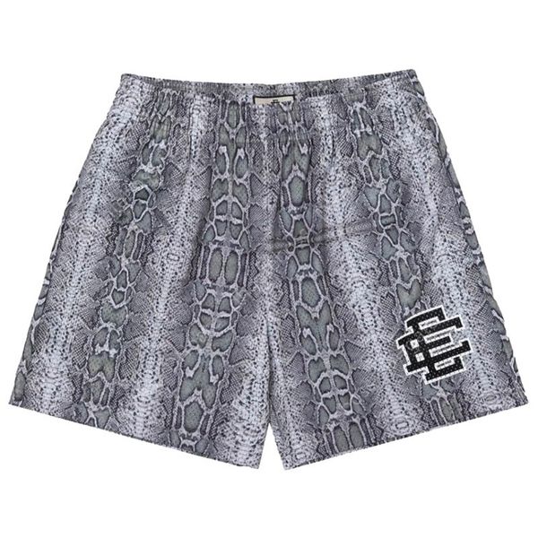 shorts eric emanuel ee basic snakes printed men women fitness beach basketball training pants street trend mesh shorts, White;black
shorts eric emanuel ee basic snakes printed men women fitness beach basketball training pants street trend mesh shorts, White;black