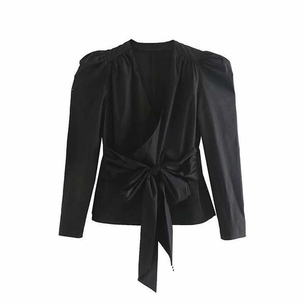 women black blouses with bow v-neck vintage puff sleeves elegant lady shirt chic woman blouses femme 210709, White
women black blouses with bow v-neck vintage puff sleeves elegant lady shirt chic woman blouses femme 210709, White