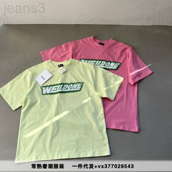 women's t-shirt designer correct we11done halo letter printed t-shirt oversize loose short sleeve couple, White
women's t-shirt designer correct we11done halo letter printed t-shirt oversize loose short sleeve couple, White