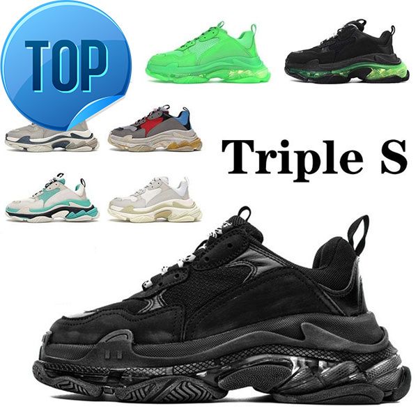 paris 17fw triple s shoes mens women casual shoe tripler black clear sole white green platform bottoms designers sneakers dad
paris 17fw triple s shoes mens women casual shoe tripler black clear sole white green platform bottoms designers sneakers dad