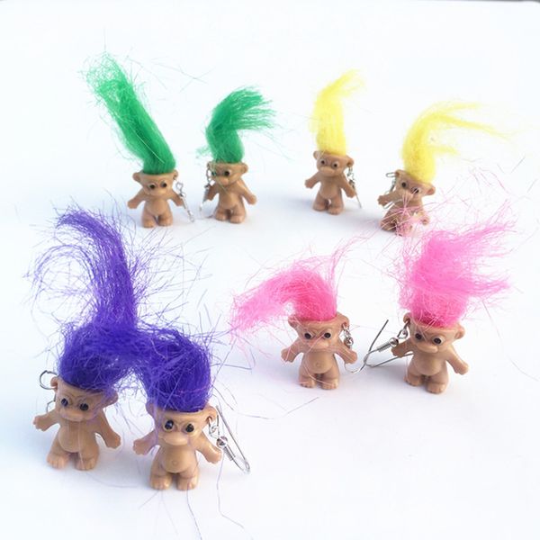 vintage exaggerated cute doll dangle earrings macaron colorful funny hair baby drop earring for girls daily jewelry party gifts, Silver
vintage exaggerated cute doll dangle earrings macaron colorful funny hair baby drop earring for girls daily jewelry party gifts, Silver