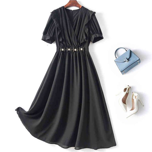 casual dresses french light luxury original order foreign trade export big brand tail goods discount label cutting summer splicing nail dril, Black;gray
casual dresses french light luxury original order foreign trade export big brand tail goods discount label cutting summer splicing nail dril, Black;gray