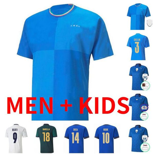 men kids kit 2021 2022 2023 italys italia bonucci barella chiesa soccer jerseys 22 23 home barella sensi insigne away white third chiellini, Black;yellow
men kids kit 2021 2022 2023 italys italia bonucci barella chiesa soccer jerseys 22 23 home barella sensi insigne away white third chiellini, Black;yellow