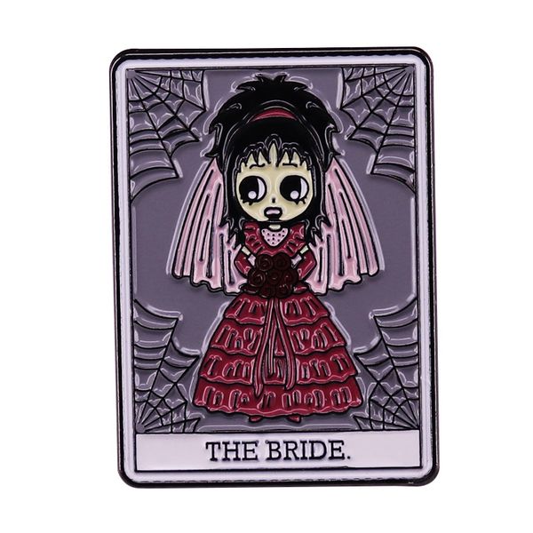 halloween horror bride enamel pin lapel pin for clothes brooches on backpack briefcase badge jewelry decoration gifts, Blue
halloween horror bride enamel pin lapel pin for clothes brooches on backpack briefcase badge jewelry decoration gifts, Blue