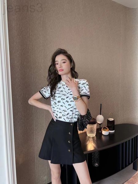 women's t-shirt designer chaopai 22 early spring new full width design custom woven cuff thread round neck t-shirt simple and atmospher, White
women's t-shirt designer chaopai 22 early spring new full width design custom woven cuff thread round neck t-shirt simple and atmospher, White