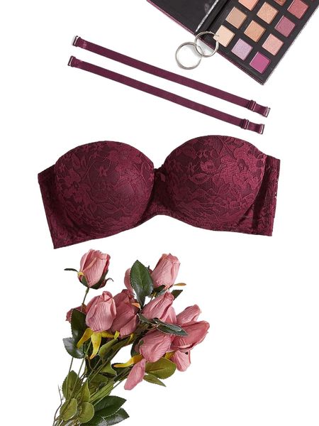 plus lace underwire bra with 1pair shoulder strap a6tf#, Black;white
plus lace underwire bra with 1pair shoulder strap a6tf#, Black;white