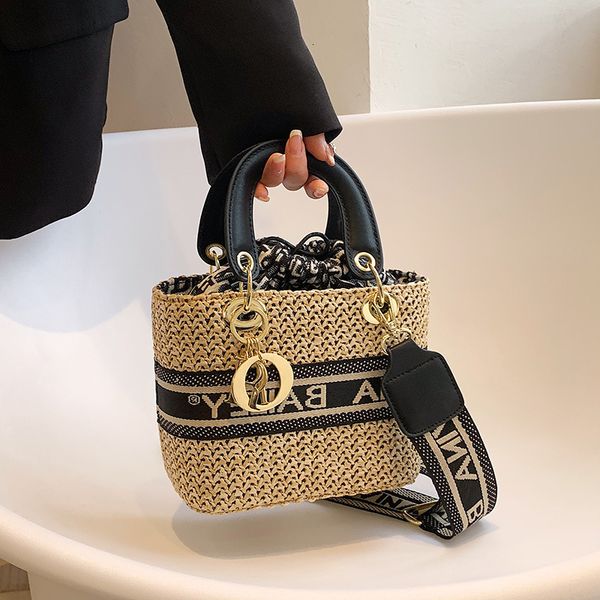 new designer bags net red fashion woven portable small women's 2022 summer wide shoulder strap straw single vegetable basket
new designer bags net red fashion woven portable small women's 2022 summer wide shoulder strap straw single vegetable basket