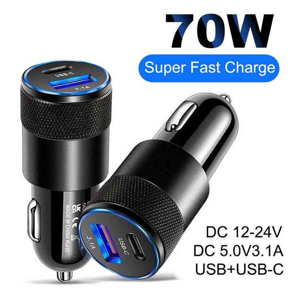 70w usb type c pd qc 3.1a fast charging car charger for iphone 13 12 11 x xr redmi note 11 10 9 8 samsung s21 s20 s10 s9 charger w220328
70w usb type c pd qc 3.1a fast charging car charger for iphone 13 12 11 x xr redmi note 11 10 9 8 samsung s21 s20 s10 s9 charger w220328