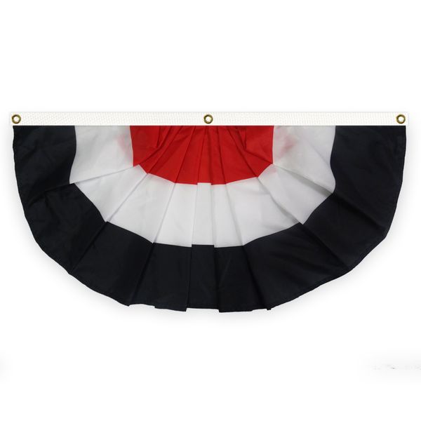 yemen pleated fan flag bunting 1.5x3 ft premium polyester half banner with three brass grommets for indoor outdoor decoration
yemen pleated fan flag bunting 1.5x3 ft premium polyester half banner with three brass grommets for indoor outdoor decoration