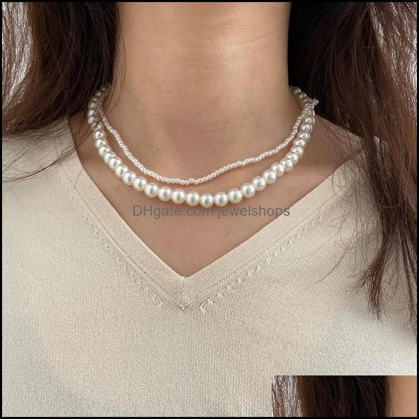 pendant necklaces 2022 fashion female vintage simated pearl necklace for women party jewelry elegant ch jewelshops dhsv2, Silver
pendant necklaces 2022 fashion female vintage simated pearl necklace for women party jewelry elegant ch jewelshops dhsv2, Silver