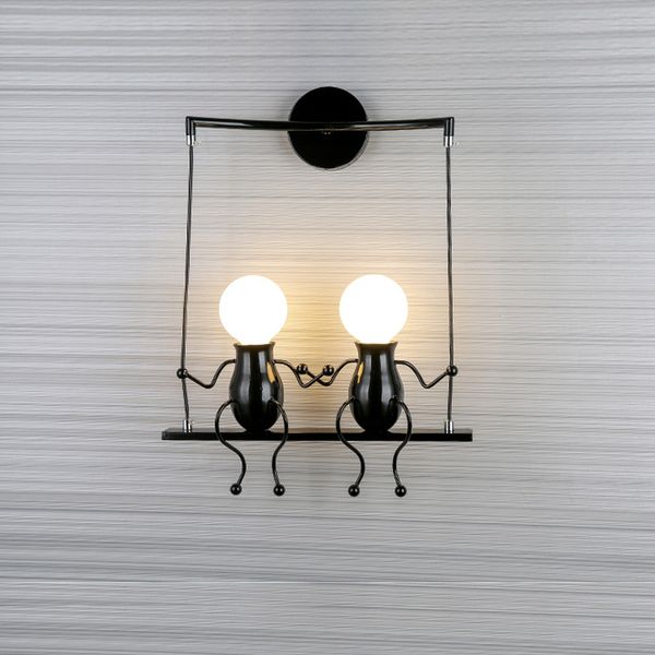 cartoon modern led wall lamp living room aisle iron art vanity light bedroom bedside sconce bathroom mirror lighting industrial wall lamps b
cartoon modern led wall lamp living room aisle iron art vanity light bedroom bedside sconce bathroom mirror lighting industrial wall lamps b