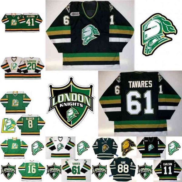 london knights 16 brad smyth 20 louie debrusk 8 jason glover 41 jason allison john carlson 88 patrick kane 61 john tavares hockey jerseys, Black
london knights 16 brad smyth 20 louie debrusk 8 jason glover 41 jason allison john carlson 88 patrick kane 61 john tavares hockey jerseys, Black