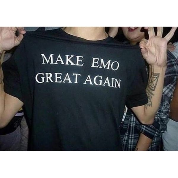 hahayulejbh make emo great again grunge style black tee 90s vintage edgy shirt t200614, White
hahayulejbh make emo great again grunge style black tee 90s vintage edgy shirt t200614, White