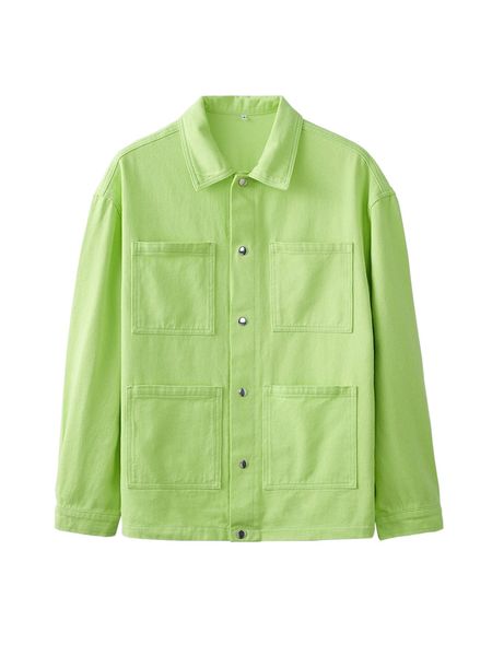 men patched pocket denim jacket e1o2#, Black;brown 
men patched pocket denim jacket e1o2#, Black;brown