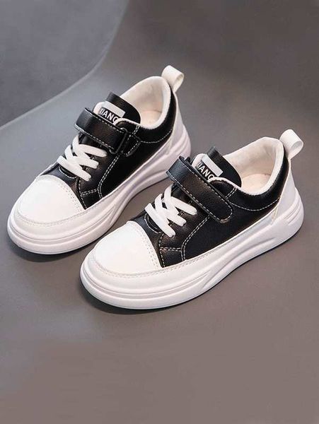 kids letter graphic skate shoes she, Black