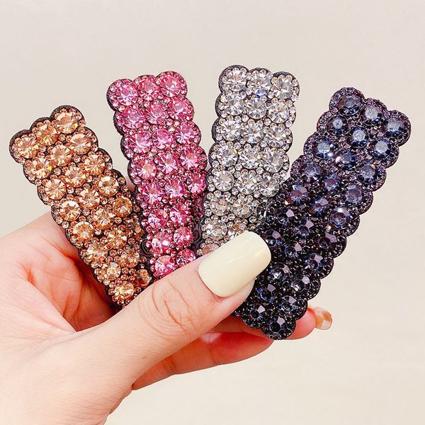 women elegant shining rhinestone rectangle hair clip sweet hairpin barrette headband lady fashion hair accessories, Slivery;white
women elegant shining rhinestone rectangle hair clip sweet hairpin barrette headband lady fashion hair accessories, Slivery;white