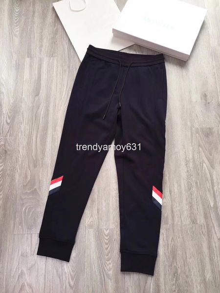 men's pants fashion quality casual pants men's wechat, Black