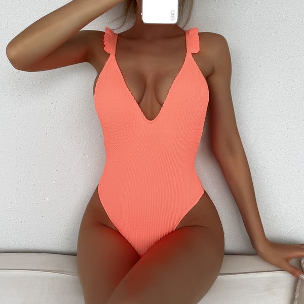2022 new ruffle one piece swimsuit female cross backless swimwear women push up monokini bathing suits beachwear swim lady, White;black
2022 new ruffle one piece swimsuit female cross backless swimwear women push up monokini bathing suits beachwear swim lady, White;black