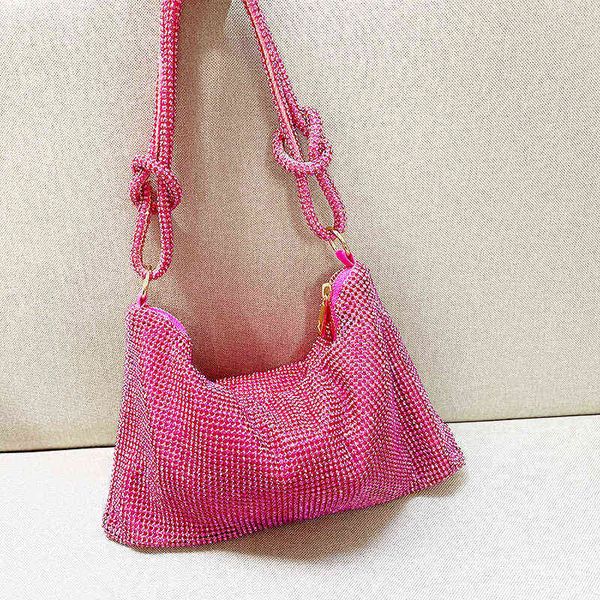 new luxury pink diamond studded single shoulder women's bag king ins rhinestone underarm hand mesh 220513
new luxury pink diamond studded single shoulder women's bag king ins rhinestone underarm hand mesh 220513