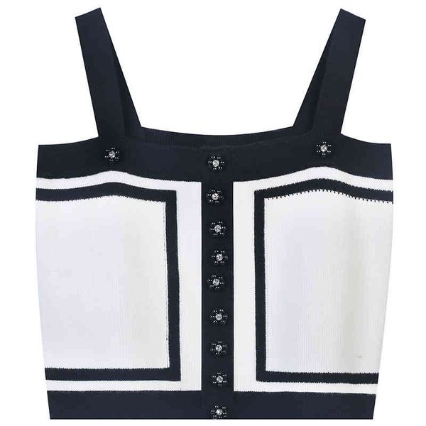 women's tanks & camis early spring 2022 black and white stripe color matching bra small suspender temperament korean slim straight neck
women's tanks & camis early spring 2022 black and white stripe color matching bra small suspender temperament korean slim straight neck